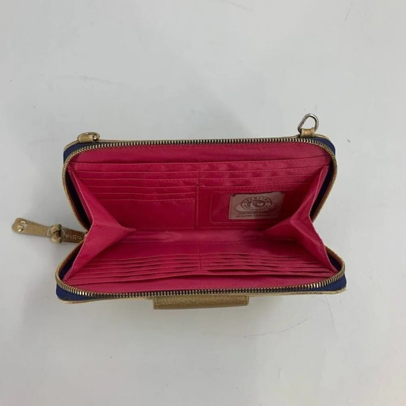 Spartina 449 Women's Floral Pink Carson Cottage Yacht Club Wallet - Picture 5 of 10